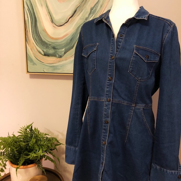 Free People Dresses & Skirts - Free People Denim Dress